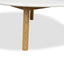 CCF1037 100cm Marble Round Coffee Table - Natural