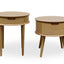CST222WAL-VN Round Side Table - Walnut
