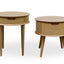 CST222WAL-VN Round Side Table - Walnut