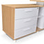 COT2094-SN 180cm Executive Office Desk With Left Return - Natural