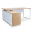 COT2094-SN 180cm Executive Office Desk With Left Return - Natural