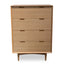 CDT920-VN 4 Drawer Chest - Natural