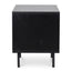 CST2149-CN Bedside Table - Natural Oak - Matt Black - Last one