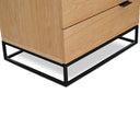 CST2139-CN Bedside Table - Natural Oak | Calibre Furniture
