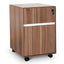 COF294 2 Drawer Mobile Pedestal - Walnut