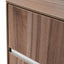 COF294 2 Drawer Mobile Pedestal - Walnut