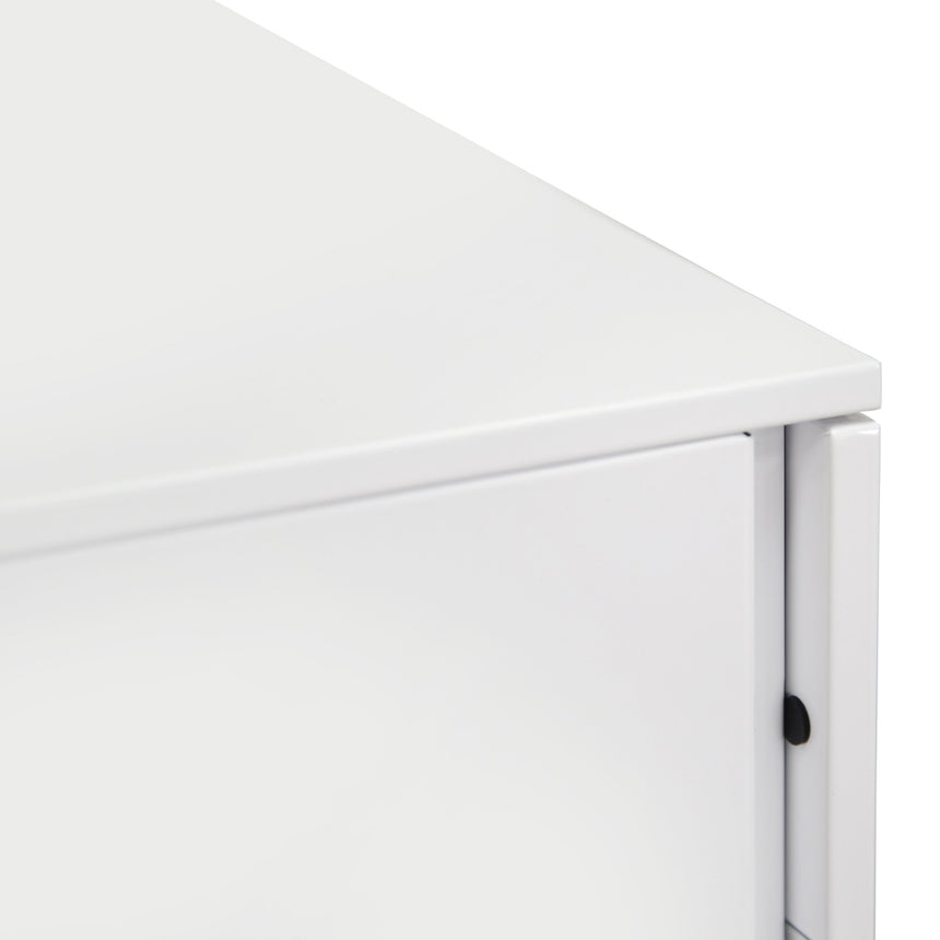 COF2170-SN 3 Drawers Mobile Pedestal - White