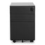 COF2171-SN 3 Drawers Mobile Pedestal - Black