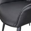 CDC2082-SE - Dining Chair - Black PU (Set of 2)