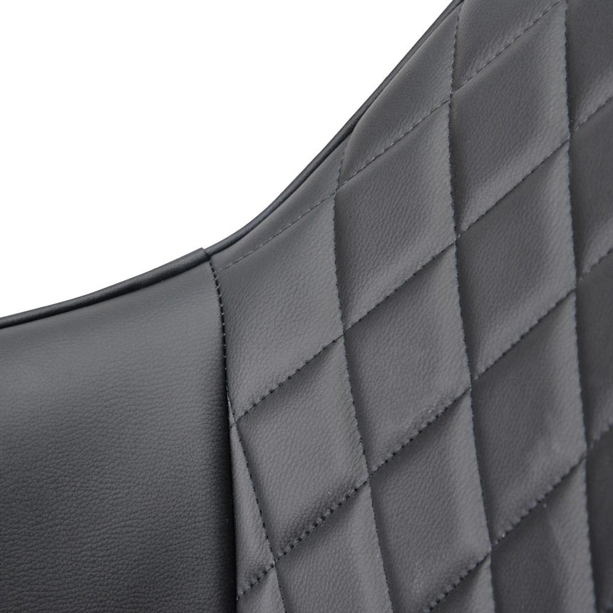 CDC2082-SE - Dining Chair - Black PU (Set of 2)