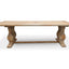 CDT561 Elm Wood Dining Table 3m - Rustic Natural