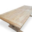 CDT561 Elm Wood Dining Table 3m - Rustic Natural