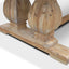 CDT561 Elm Wood Dining Table 3m - Rustic Natural