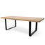 CDT2241 Reclaimed Dining Table 2.4m - Rustic Natural