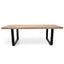 CDT2241 Reclaimed Dining Table 2.4m - Rustic Natural