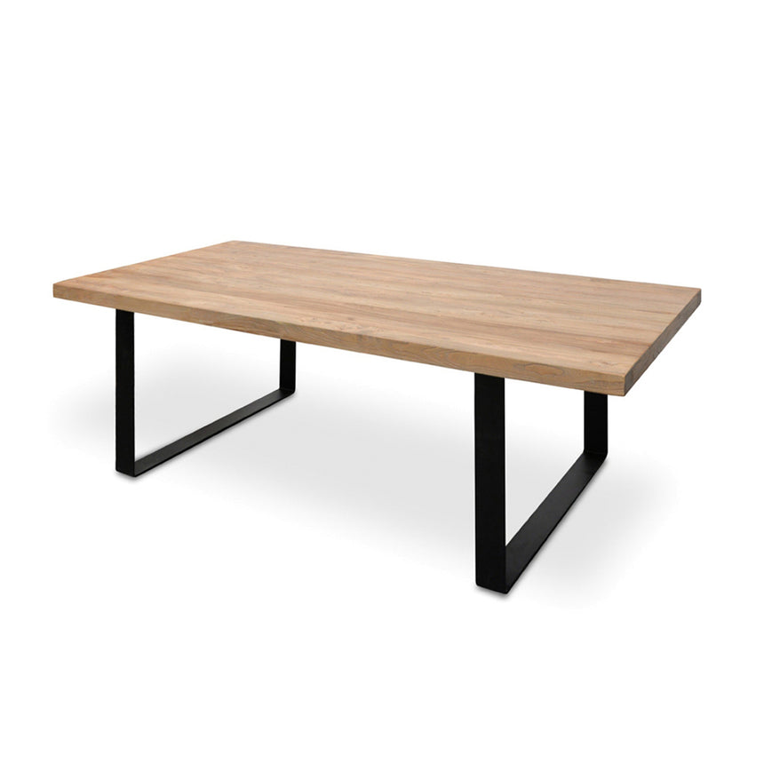 CDT8660-NA 3m Elm Dining Table - Natural