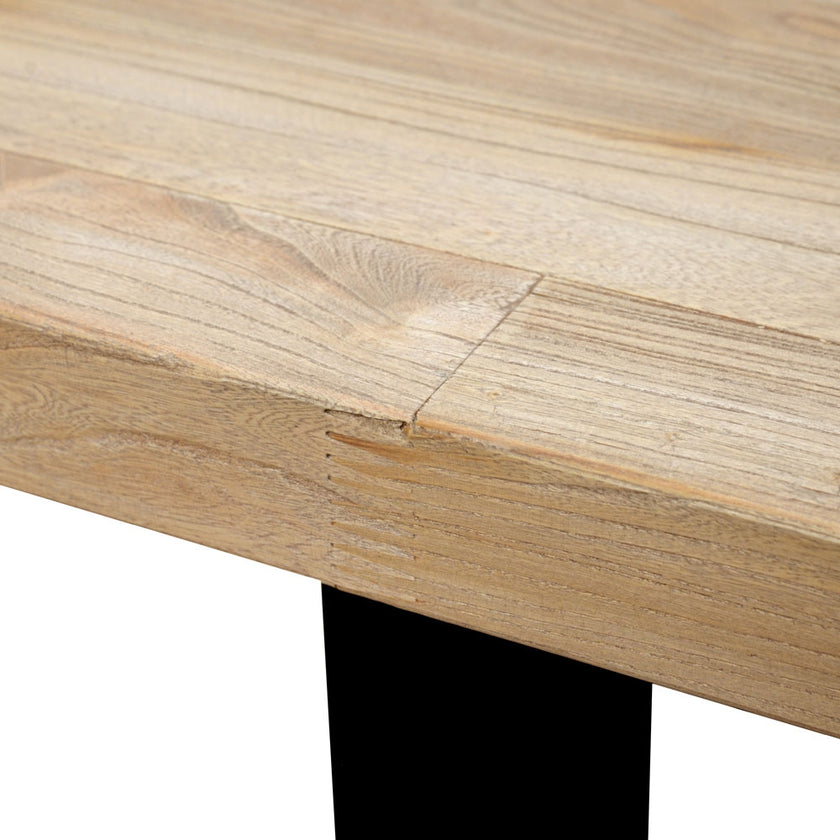 Ex Display - CDT2241 Reclaimed Dining Table 2.4m - Rustic Natural