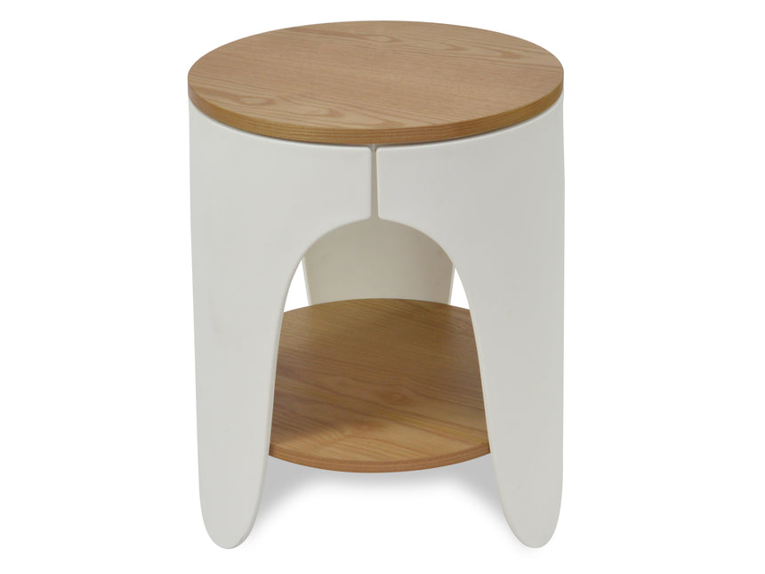 CST6865-SU Wooden Top Side Table - Full Black