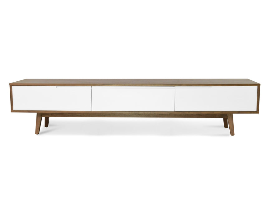 CTV862-DW 2.1m Lowline TV Entertainment Unit - Walnut