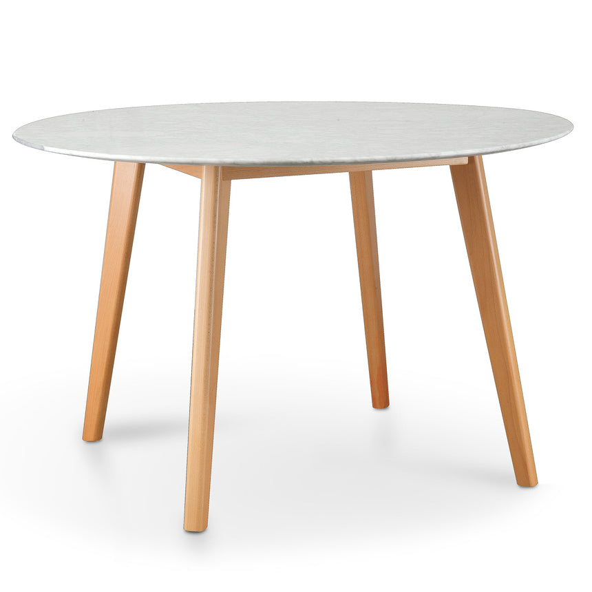 CDT8686-DR 1.2m Round Dining Table - Full Black