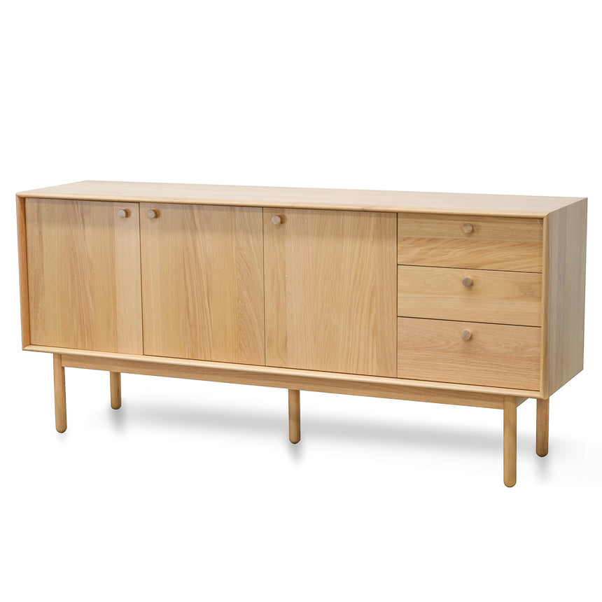 CDT8406-NI 1.7m Natural Elm Sideboard - Rattan Doors