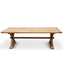 CDT502 Wood Dining Table 3m - Rustic Natural