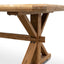 CDT2379 Elm Wood 2.4m Dining Table - Rustic Natural