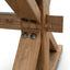 CDT502 Wood Dining Table 3m - Rustic Natural