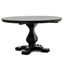 CDT2480 Reclaimed 140cm Round Dining Table - Rustic Black