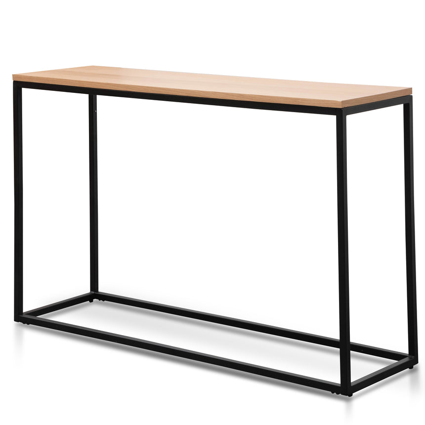 CDT2424-BS Glass Console Table - Brushed Gold Base