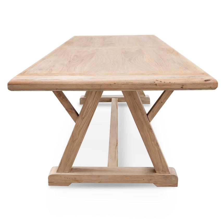 CDT2576 Reclaimed Elm Wood 2.4m Dining Table