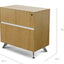 CDT2753-SN 2 Drawer Lateral Filing Cabinet - Natural