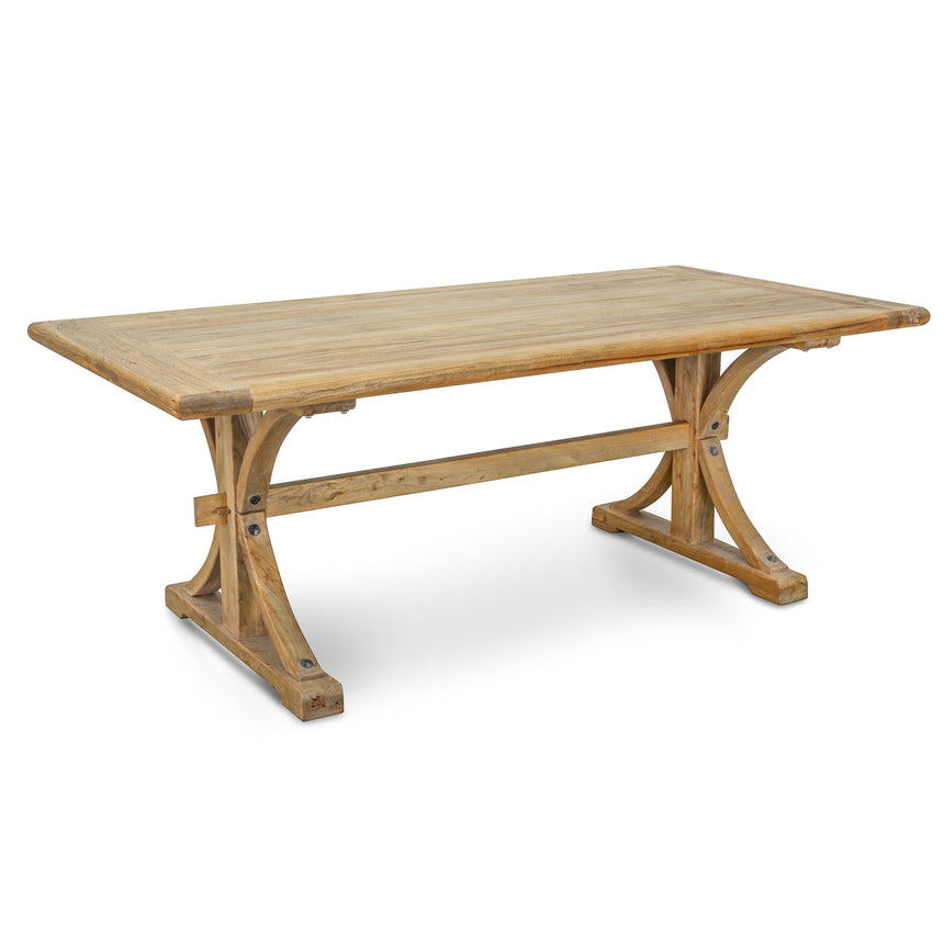 CDT520  Reclaimed Elm Wood Dining Table 2M - Natural