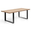 CDT540 Dining Table 1.98m - Rustic Natural
