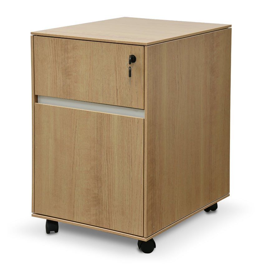 COF2170-SN 3 Drawers Mobile Pedestal - White