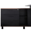 COT6165-SN 1.8m Executive Desk Left Return with Black Legs - Walnut