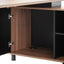 COT6166-SN 1.8m Executive Desk Right Return with Black Legs - Walnut
