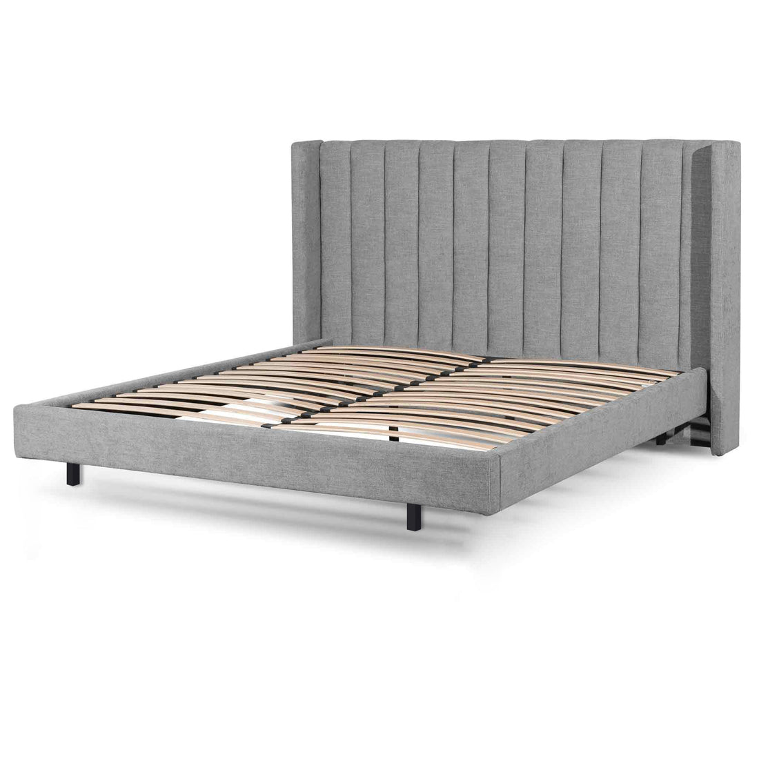 CBD8089MI Queen Bed Frame Flint Grey Calibre Furniture