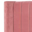 CBD6279-MI King Bed Frame - Blush Peach Velvet