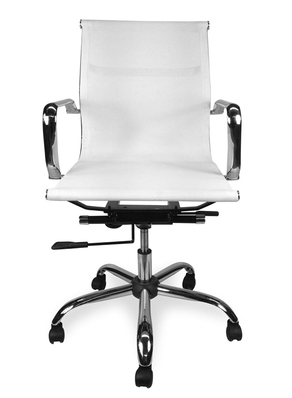 COC211 Designer Mesh Boardroom Office Chair - White