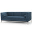 Ex Display - Janie 3 Seater Fabric Sofa - Dusty Blue