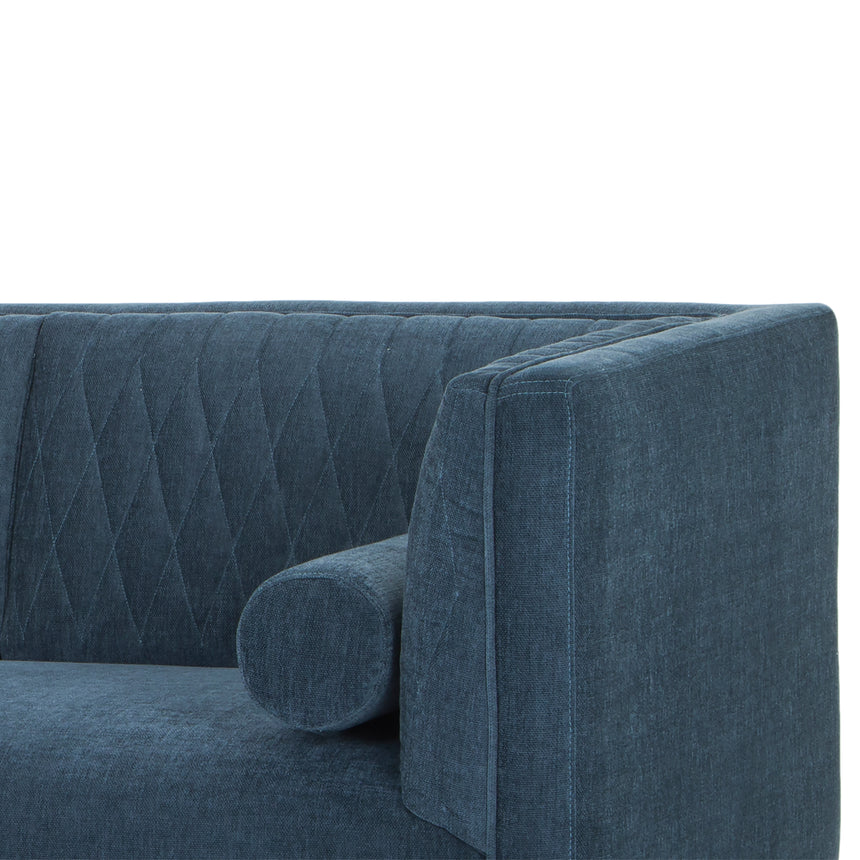 Ex Display - Janie 3 Seater Fabric Sofa - Dusty Blue
