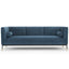 Ex Display - Janie 3 Seater Fabric Sofa - Dusty Blue