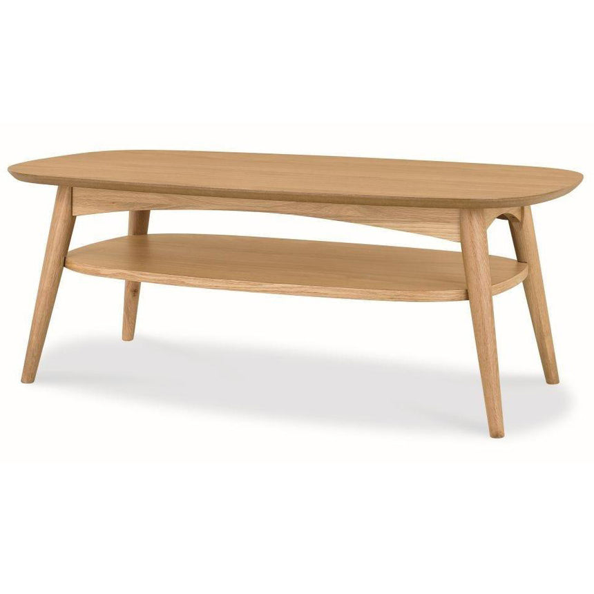 CCF6553-SI 1.2m Wooden Coffee Table - Washed Natural