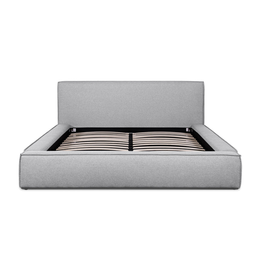 CBD2997-YO - Queen Bed Frame in Pearl Grey fabric