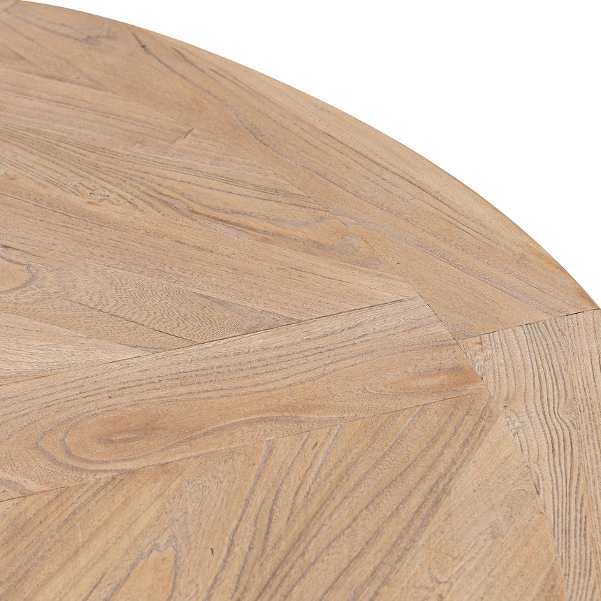 CDT6067 1.4m Natural Round Dining Table - Black Base