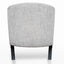 CLC2300-IG Armchair - Light Spec Grey - Black Oak