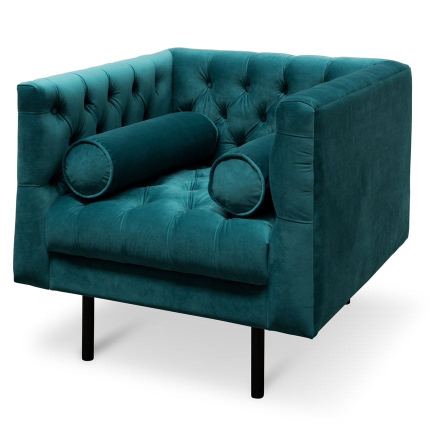 CLC6244 4 Seater Fabric Sofa - Dusty Blue