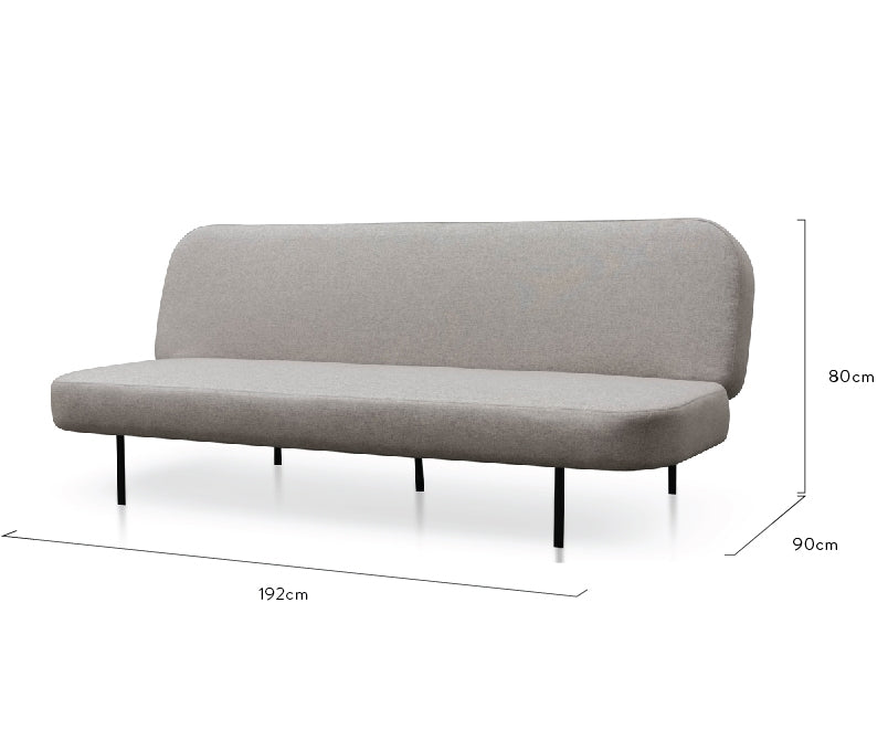 CLC2599-NIS 3 Seater Sofa Bed - Light Grey
