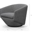 CLC2738-KSO Swivel Lounge Chair - Graphite Grey